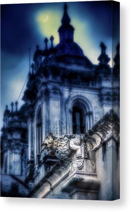 Curse Canvas Print featuring the photograph The Curse of the Crescent moon by Micah Offman