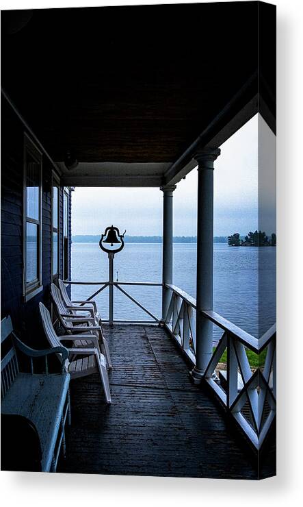 St Lawrence Seaway Canvas Print featuring the photograph The House Bell by Tom Singleton