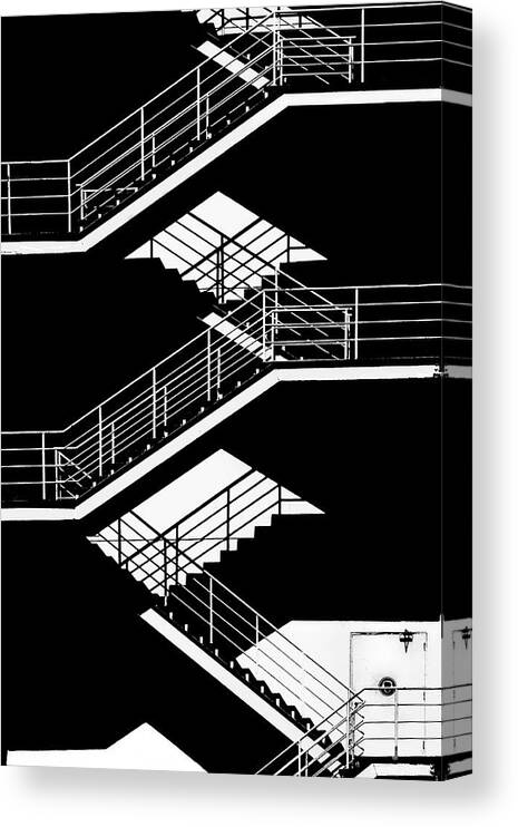 Graphic Canvas Print featuring the photograph The Next Level by Farid Yuwono