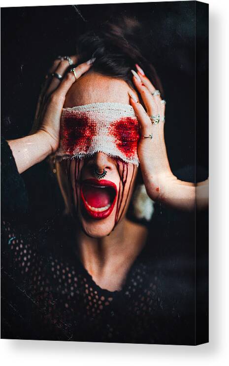 Dance Canvas Print featuring the photograph The Possessed Girl by Tim Paza May