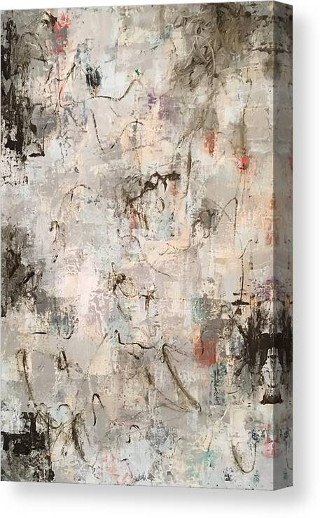 Abstractart Canvas Print featuring the painting Timeless by Suzzanna Frank