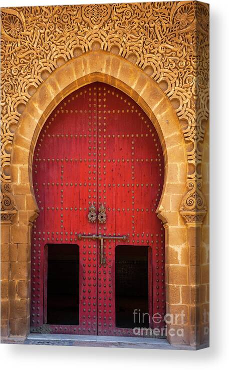 Arabia Canvas Print featuring the photograph Tomb Of Moulay Ismail by Ugurhan