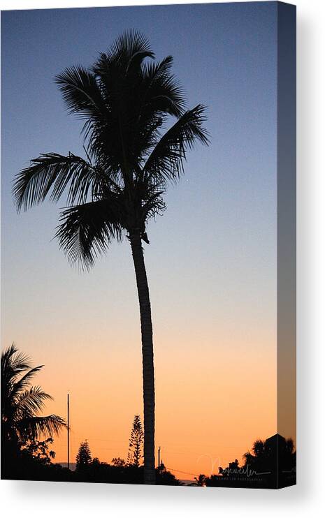 Art Prints Canvas Print featuring the photograph Twilight in Fort Myers by Nunweiler Photography