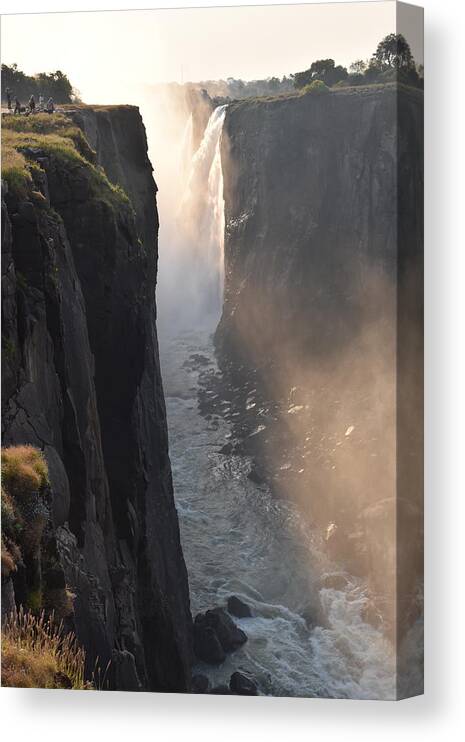 Waterfall Canvas Print featuring the photograph Victoria Falls by Ben Foster