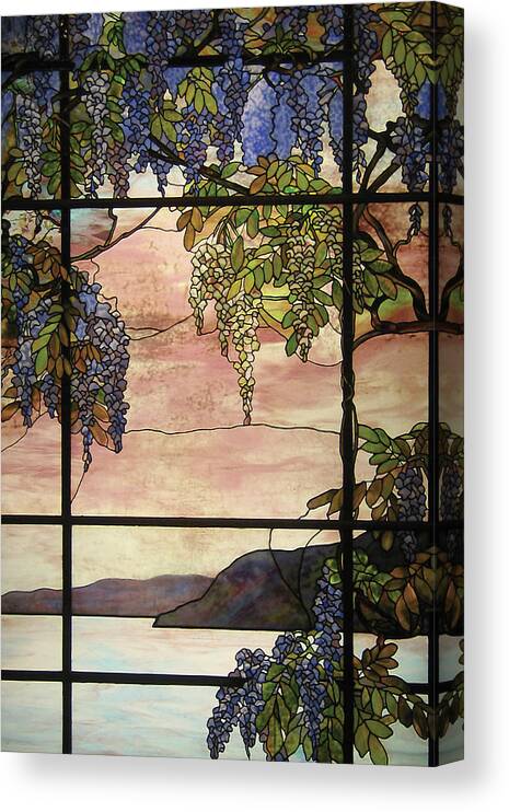 Tiffany Canvas Print featuring the painting View of Oyster Bay by Louis Comfort Tiffany