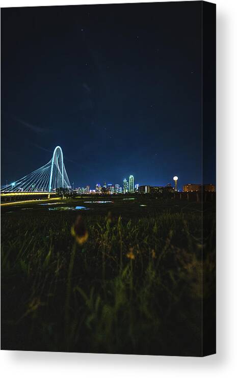 West Canvas Print featuring the photograph West Dallas Flower by Peter Hull
