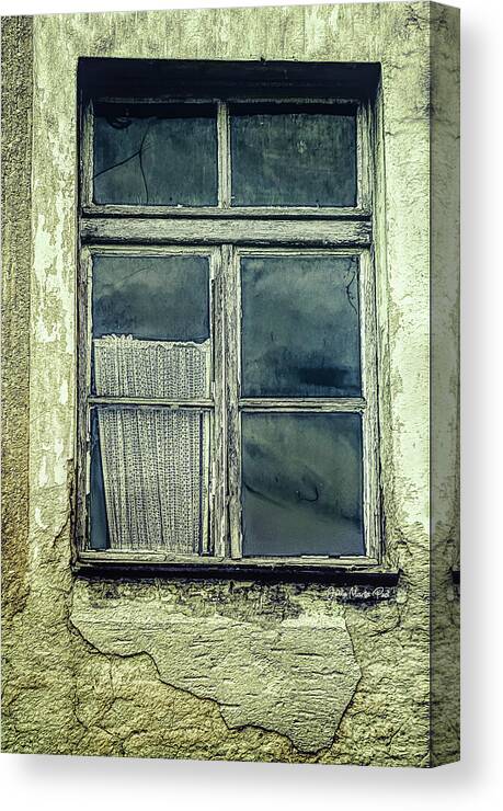 Photo Canvas Print featuring the photograph Window to an Empty Room by Jutta Maria Pusl