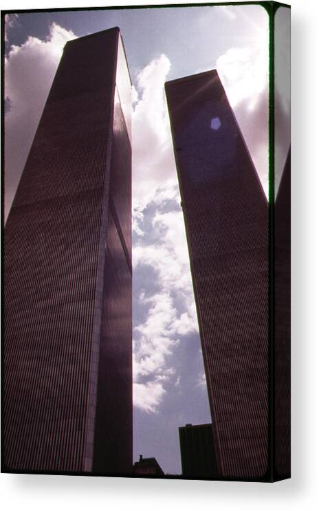 World Trade Canvas Print featuring the photograph World Trade by American Eyes