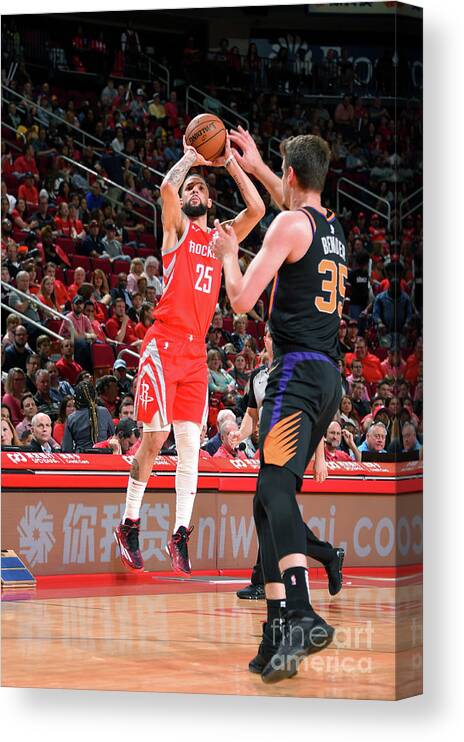 Austin Rivers Canvas Print featuring the photograph Austin Rivers by Bill Baptist