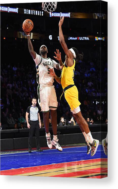 Drive Canvas Print featuring the photograph Bobby Portis #1 by Andrew D. Bernstein