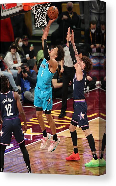 Cade Cunningham Canvas Print featuring the photograph Clorox NBA Rising Stars #1 by Joe Murphy