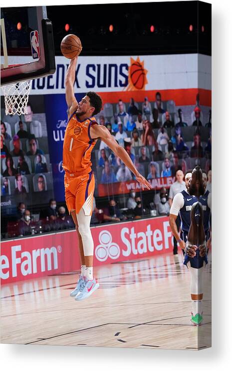 Devin Booker Canvas Print featuring the photograph Devin Booker #1 by Jesse D. Garrabrant