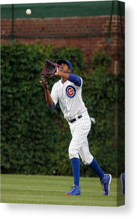 People Canvas Print featuring the photograph Dexter Fowler #1 by Jon Durr