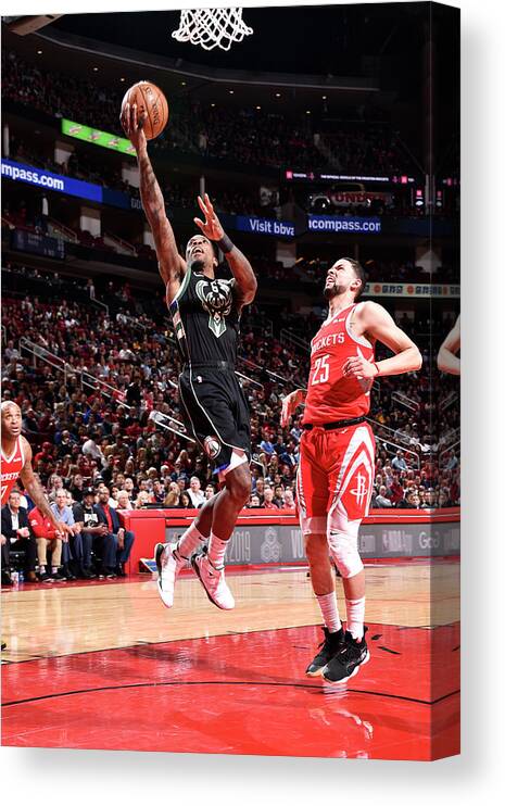 Eric Bledsoe Canvas Print featuring the photograph Eric Bledsoe by Bill Baptist