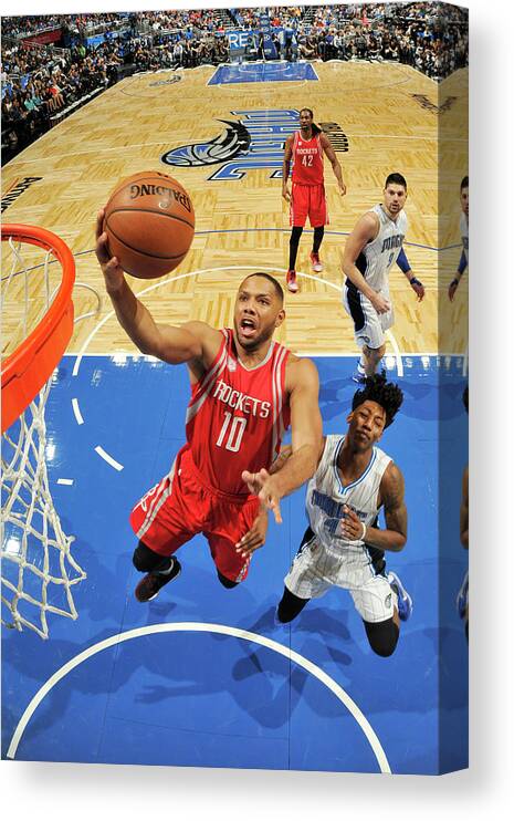 Nba Pro Basketball Canvas Print featuring the photograph Eric Gordon by Fernando Medina