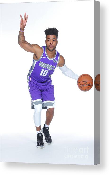 Frank Mason Iii Canvas Print featuring the photograph Frank Mason #1 by Rocky Widner