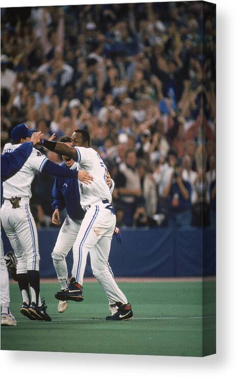 Toronto Canvas Print featuring the photograph Jay Rogers by Mlb Photos