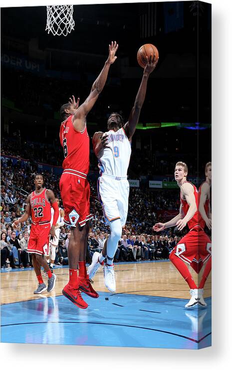 Nba Pro Basketball Canvas Print featuring the photograph Jerami Grant by Layne Murdoch