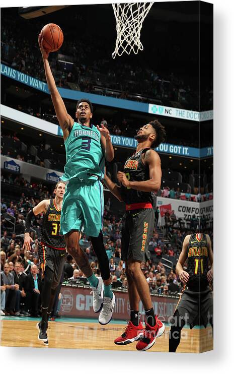Nba Pro Basketball Canvas Print featuring the photograph Jeremy Lamb by Kent Smith