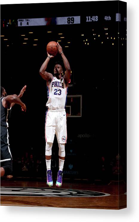 Nba Pro Basketball Canvas Print featuring the photograph Jimmy Butler by Nathaniel S. Butler