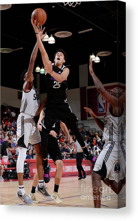 Justin Jackson Canvas Print featuring the photograph Justin Jackson by David Dow