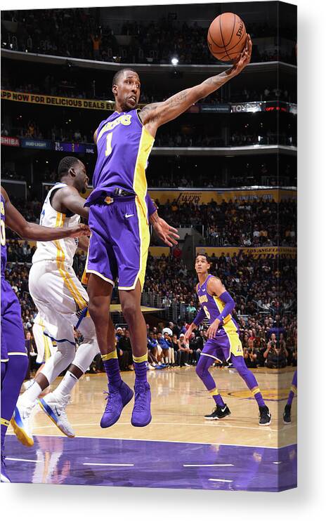 Nba Pro Basketball Canvas Print featuring the photograph Kentavious Caldwell-pope by Andrew D. Bernstein
