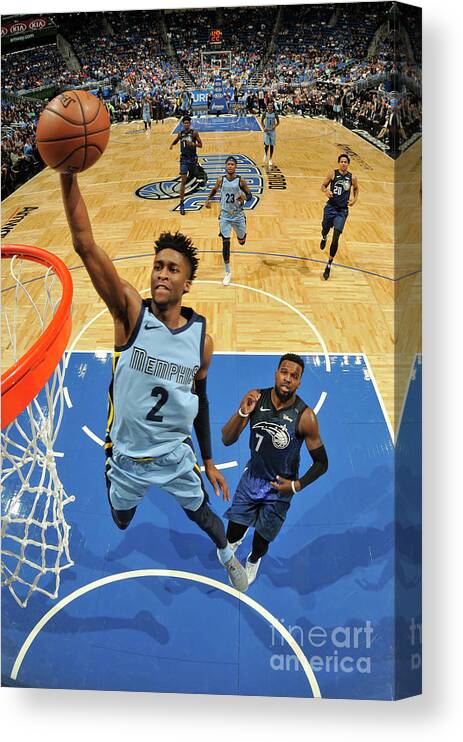 Nba Pro Basketball Canvas Print featuring the photograph Kobi Simmons by Fernando Medina