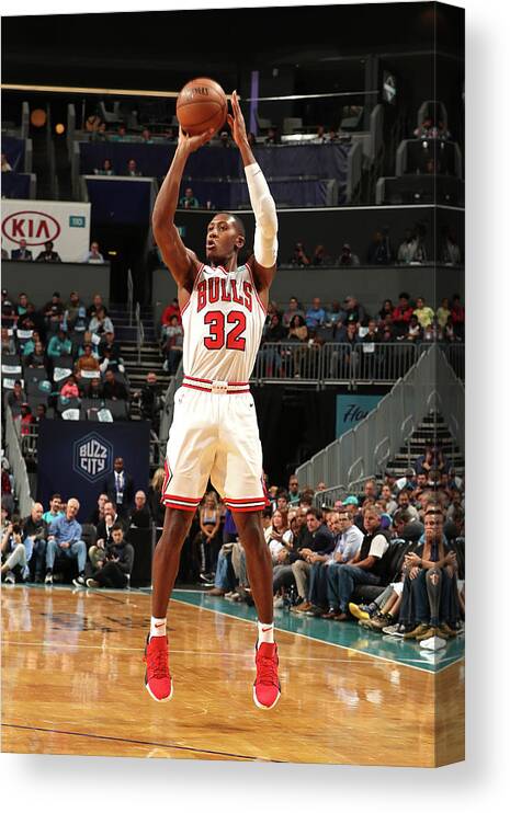 Chicago Bulls Canvas Print featuring the photograph Kris Dunn by Kent Smith
