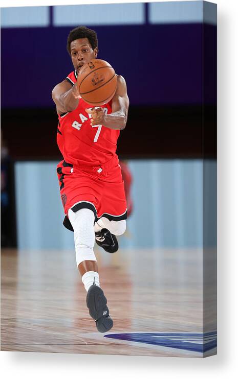 Nba Pro Basketball Canvas Print featuring the photograph Kyle Lowry by David Sherman