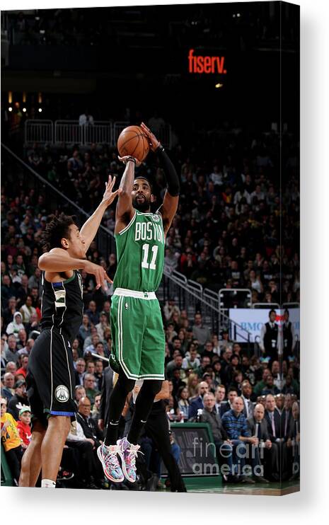 Kyrie Irving Canvas Print featuring the photograph Kyrie Irving by Gary Dineen