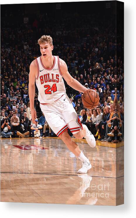 Lauri Markkanen Canvas Print featuring the photograph Lauri Markkanen #1 by Noah Graham