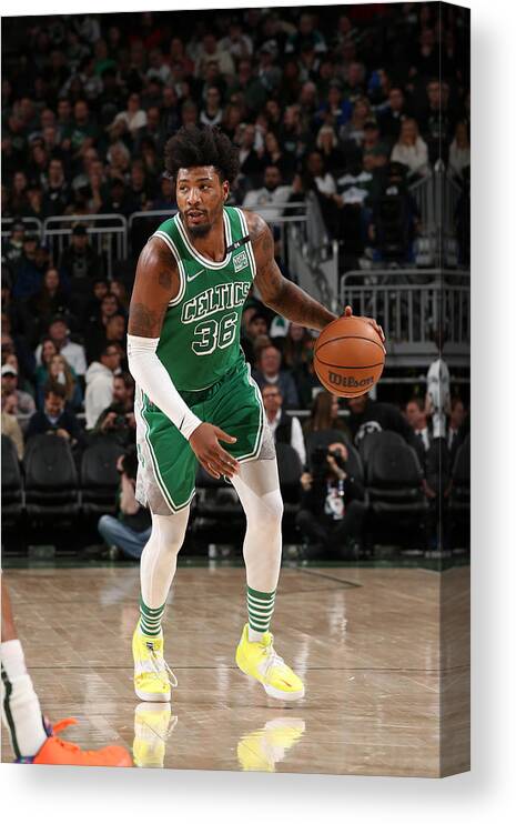 Marcus Smart Canvas Print featuring the photograph Marcus Smart by Gary Dineen