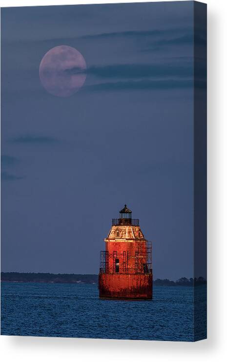 Maryland Canvas Print featuring the photograph On The Bay 4 #1 by Robert Fawcett