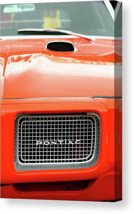 Pontiac Gto Canvas Print featuring the photograph Ooooo Orange by Lens Art Photography By Larry Trager