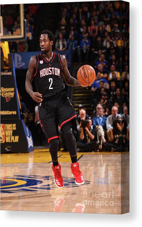 Patrick Beverley Canvas Print featuring the photograph Patrick Beverley by Noah Graham