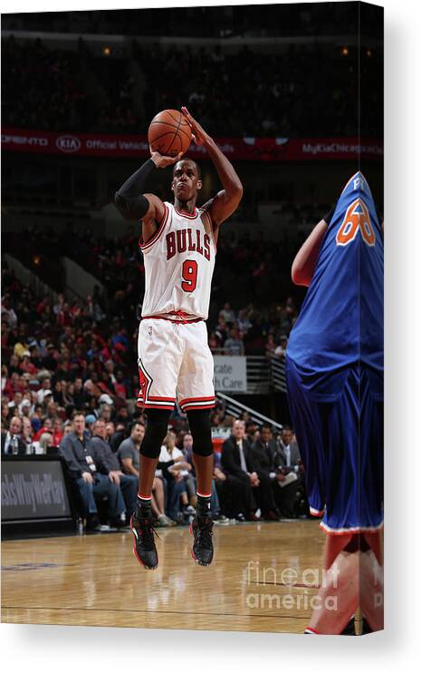 Rajon Rondo Canvas Print featuring the photograph Rajon Rondo #1 by Gary Dineen