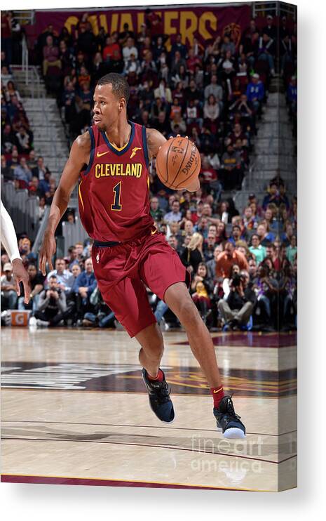 Rodney Hood Canvas Print featuring the photograph Rodney Hood by David Liam Kyle