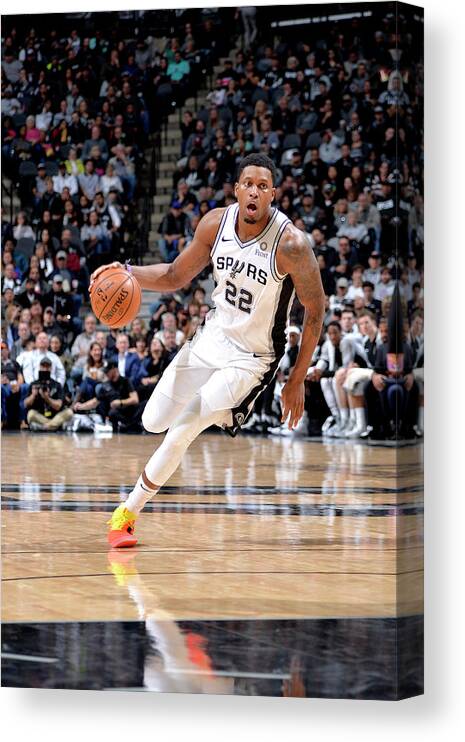 Rudy Gay Canvas Print featuring the photograph Rudy Gay by Mark Sobhani