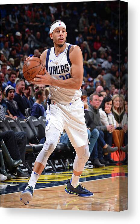 Seth Curry Canvas Print featuring the photograph Seth Curry #1 by Bart Young