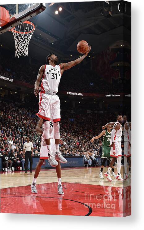 Nba Pro Basketball Canvas Print featuring the photograph Terrence Ross by Ron Turenne