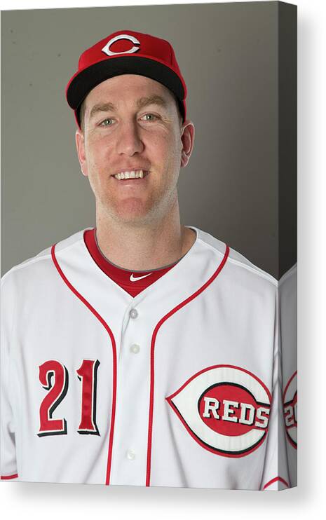 People Canvas Print featuring the photograph Todd Frazier by Mike Mcginnis
