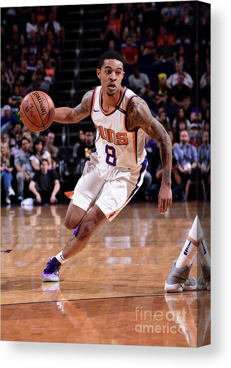 Nba Pro Basketball Canvas Print featuring the photograph Tyler Ulis by Michael Gonzales