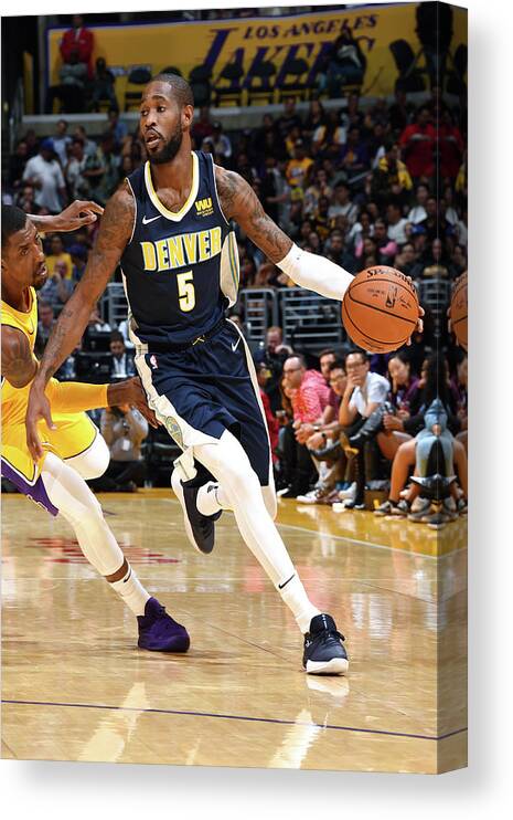 Will Barton Canvas Print featuring the photograph Will Barton #1 by Andrew D. Bernstein