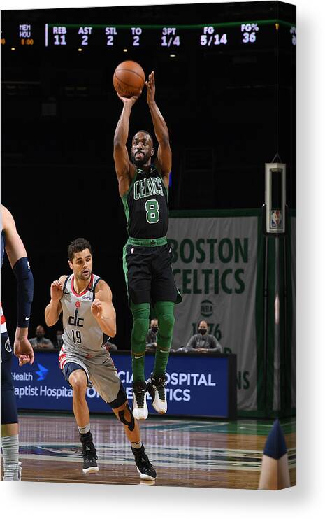 Kemba Walker Canvas Print featuring the photograph Kemba Walker #10 by Brian Babineau