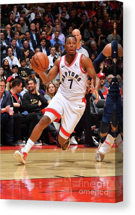 Kyle Lowry Canvas Print featuring the photograph Kyle Lowry #10 by Jesse D. Garrabrant