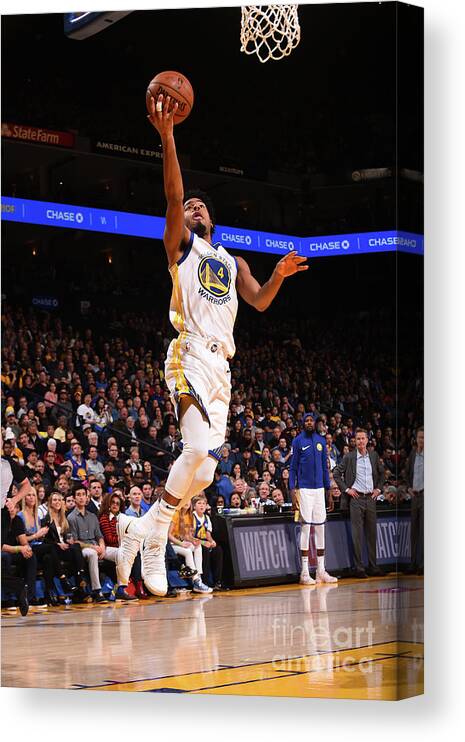 Nba Pro Basketball Canvas Print featuring the photograph Quinn Cook by Noah Graham