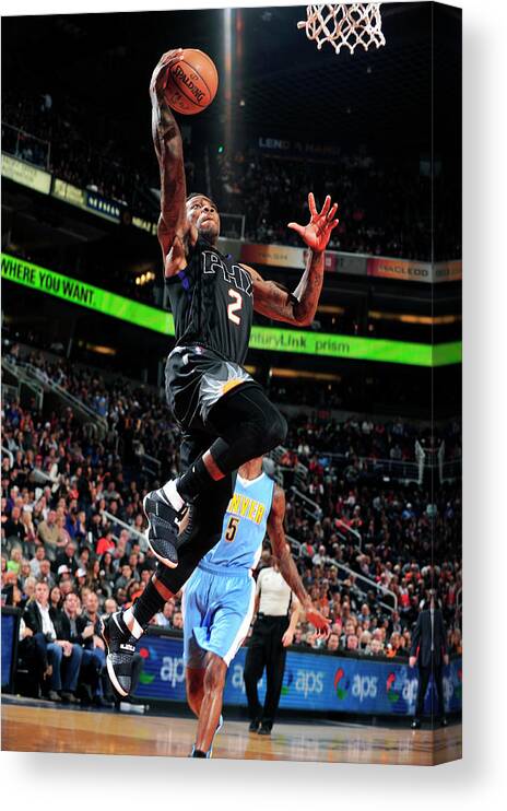 Nba Pro Basketball Canvas Print featuring the photograph Eric Bledsoe by Barry Gossage