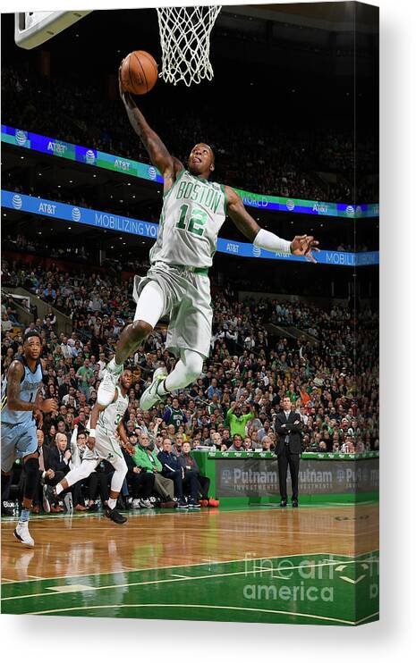 Terry Rozier Canvas Print featuring the photograph Terry Rozier by Brian Babineau