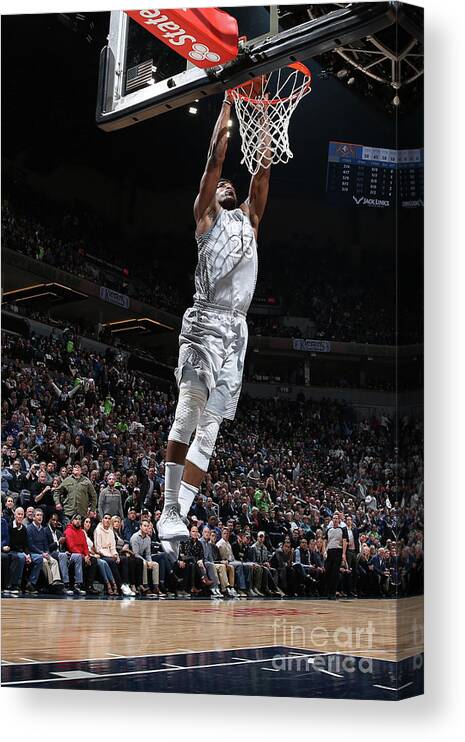 Jimmy Butler Canvas Print featuring the photograph Jimmy Butler #12 by David Sherman