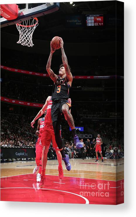 Kelly Oubre Jr Canvas Print featuring the photograph Kelly Oubre #12 by Ned Dishman